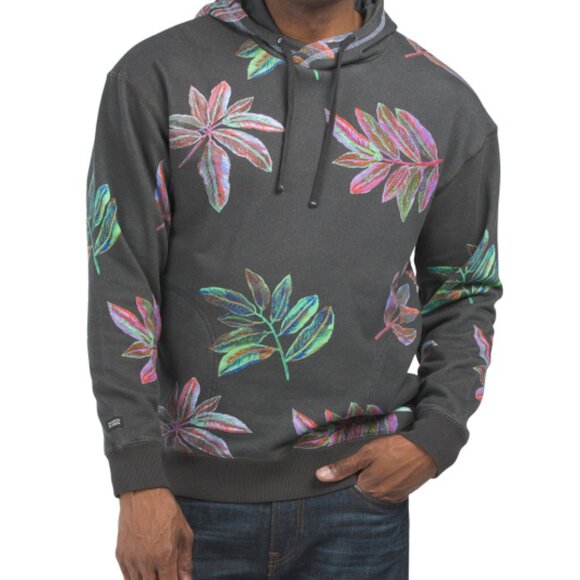 NEW SCOTCH & SODA Floral Aop Twisted Hoodie FLORAL MULTI for men 462mtn - Picture 1 of 6